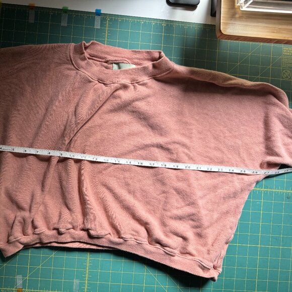 EUC - Aliya Wanek Ami Sweatshirt in Dusty Rose - Size 1X / XL - Picture 6 of 7